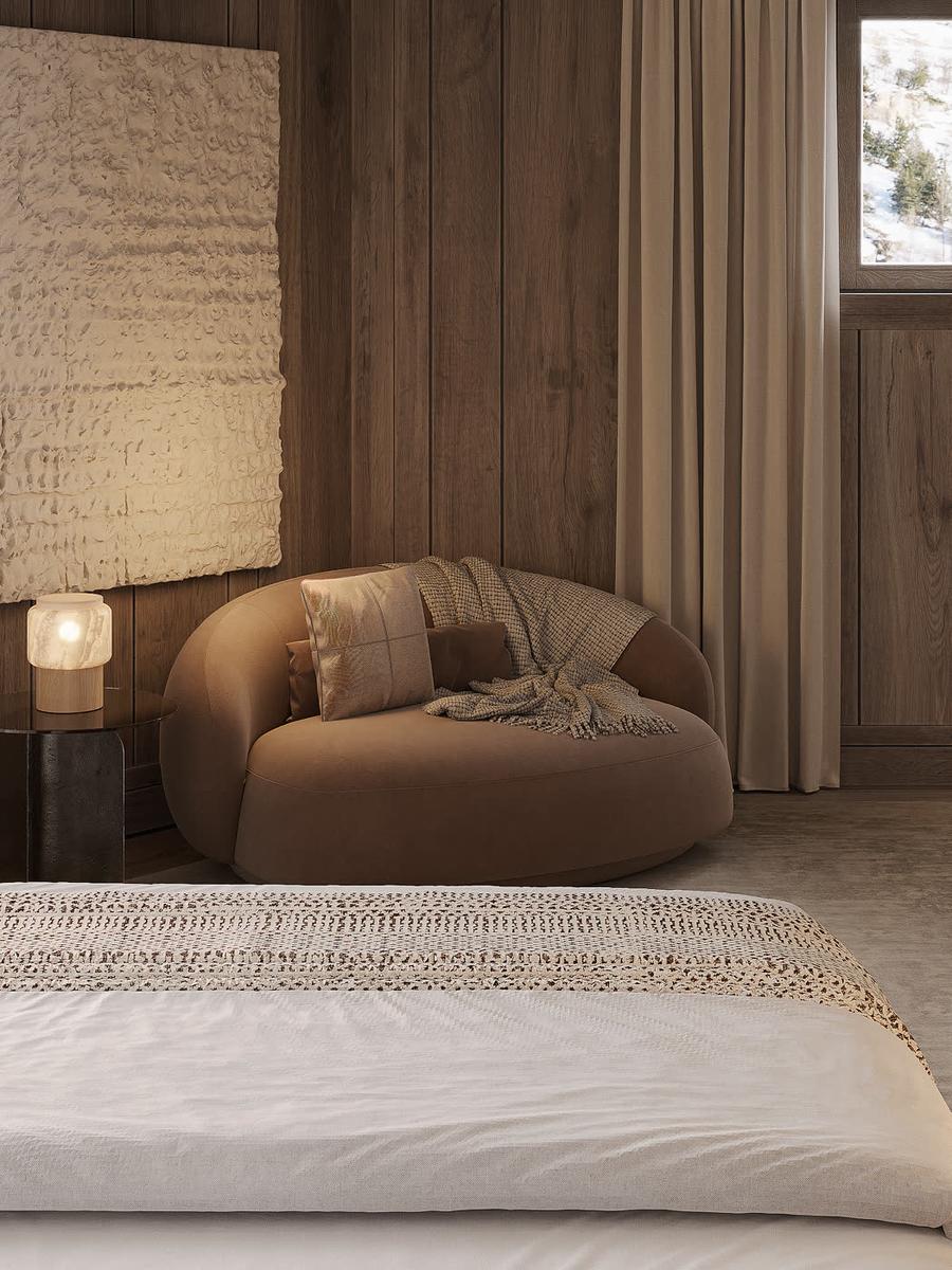 Reading nook of a BALMÂ residence
