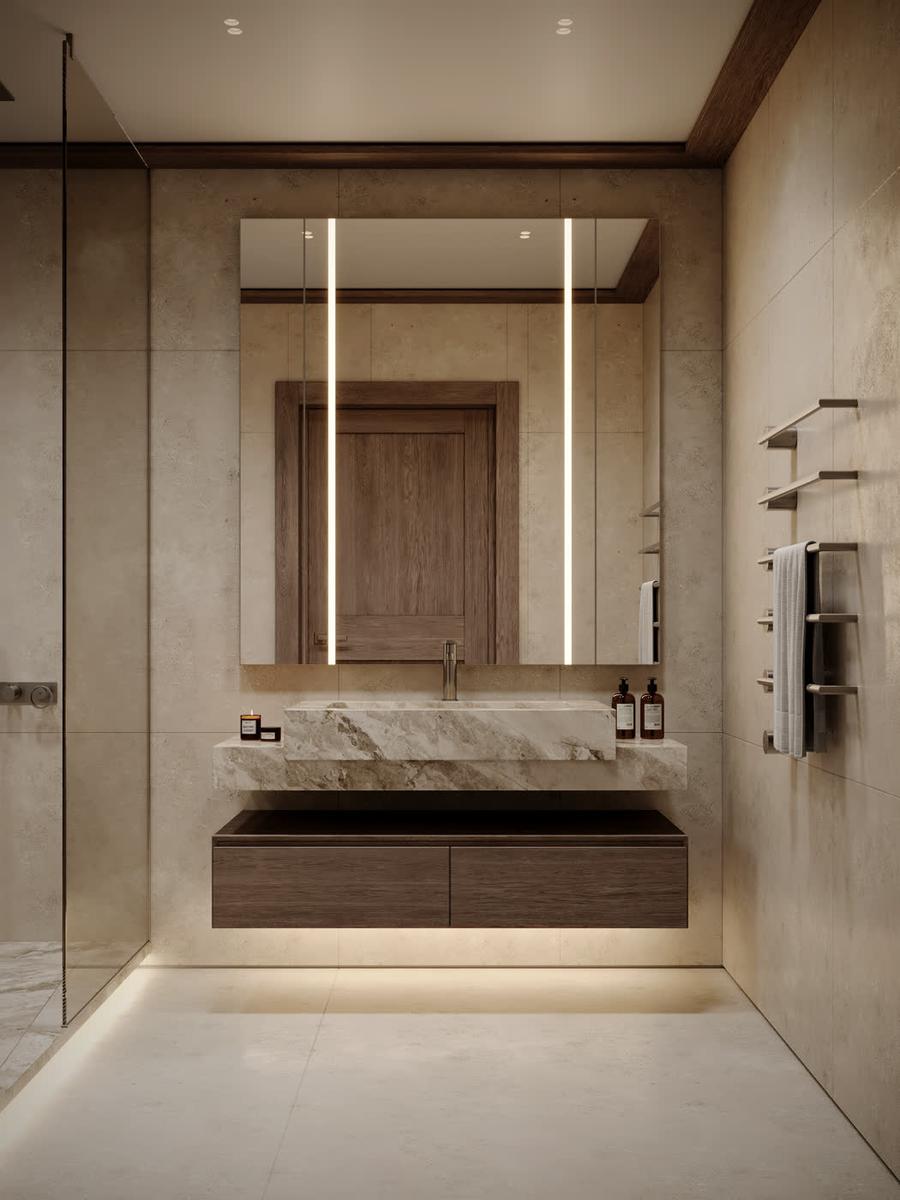 Bathroom of a BALMÂ residence