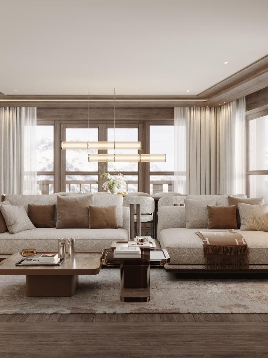 Living room of a BALMÂ residence